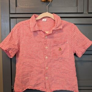 Baby Gap Boys Gingham Button Shirt 4t